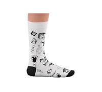 Sock Affairs Musik-Socken - Peace & Love, Six String, Dead Kennedys, Punk's Not Dead - Geschenke für Musikfans, Baumwollsocken, 2 Größen, 36-40 und 41-46
