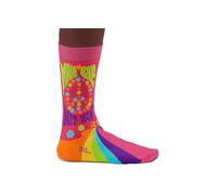 Peace & Love Socken, Hippie Accessoires - für Hippie-Fans, Baumwolle Socken, Nur 2 Größen, für Männer und Frauen, 36-40 und 41-46
