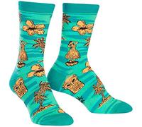 Sock it to me - Damen Socken Tiki Toes - lustige Damen Socken mit Hawaii Girl Palmen Urlaub Gr.37-42 One Size, Größe:Gr. 36-42