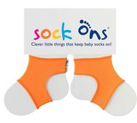 Sock Ons Small 0-6m Orange (orange)