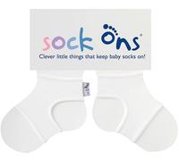 Sock Ons Babysöckchenhalter weiß 6-12 Monate
