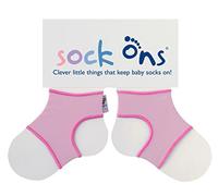 Sock Ons Kluge kleine Dinge, die Babysocken halten! 0-6 Monate (Rose)