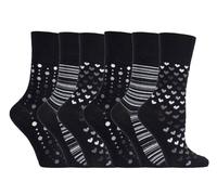 Sock Shop Gentle Grip - 6 Paar Damen nicht elastische Bambus Socken - SOLRM32 EU 37 - 42