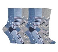 Sock Shop Gentle Grip - 6 Paar Damen nicht elastische Bambus Socken - SOLRM35 EU 37 - 42