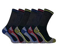 Sock Snob 3, 6, 12 Paar Herren Damen Atmungsaktiv Dünn Anti Schweiss Bambus Arbeitssocken für Sommer (37-42 eu, BWS 6 Pairs)