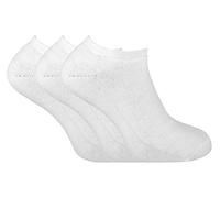 Sock Snob 3er Pack Herren Winter Kurz Sneaker Thermosocken mit Inner Fleece (39-45, TTS White)