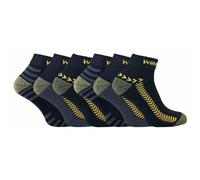 Sock Snob - 6er Pack Herren Baumwolle Sneaker Arbeitssocken Sommer für Stahlkappenstiefel