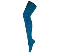 Sock Snob - Farbige 80 Denier blickdichte Damenstrumpfhose - Argyle M