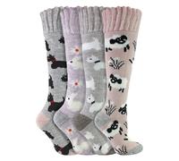 Sock Snob - Sock Snob - 4 Paar lange weiche Lounge - Bettsocken für Damen