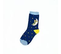Socke 'Der kleine Prinz', Mond, dunkelblau, Gr. 36-41