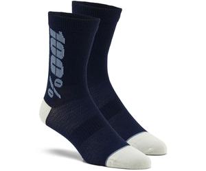Socken 100 % - USA Rythym Merinowolle blau L/XL