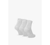 Kurzsocken TAMARIS "Socken Comfort Cotton Socks 3-Pack 3er Pack", Damen, Gr. 35-38, grau, Obermaterial: 80% Baumwolle CO. 18% Polyamid PA. 2% Elasthan EL., Socken (63554116-35) grau
