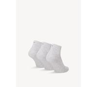 Kurzsocken TAMARIS "Socken Comfort Cotton Quarter 3-Pack 3er Pack", Damen, Gr. 35-38, grau, Obermaterial: 80% Baumwolle CO. 18% Polyamid PA. 2% Elasthan EL., Socken (68837850-35) grau