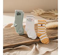 Socken 3er-Set grün/gelb/weiß | Little Dutch - 23-26