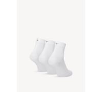Kurzsocken TAMARIS "Socken Comfort Cotton Socks 3-Pack 3er Pack", Damen, Gr. 35-38, weiß, Obermaterial: 80% Baumwolle CO. 18% Polyamid PA. 2% Elasthan EL., Socken (58448853-35) weiß