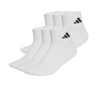 adidas Ankle-Socken Cushioned Essentials Gepolstert 6er-Pack Weiß/Weiß/Schwarz 34-36