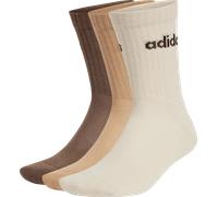 Hohe Baumwollsocken adidas C LIN CREW 3P beige IZ0106 - L
