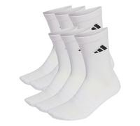 CUSHIONED CREW SOCKEN 6ER-PACK White / White / Black 43-45