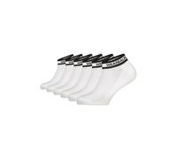 Socken ALIFE & KICKIN, Herren, Gr. 39-42, brilliant weiß, 75% Baumwolle, 20% Polyester, 3% Polyamid, 2% Elasthan, Socken Socken, kurze sportliche Socken mit Steifen, aus Baumwolle mit weichem Bund (64