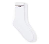BOSS Damen 2p Iconic Cc W QUARTER SOCKS, White100, 35-38 EU