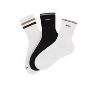 Socken BOSS "3P QS Rib Iconic VB", Damen, Gr. 39-42, open miscellaneous 960, Baumwollmischung, gemustert, Socken Socken, mit rippen und sportiven Streifen (48359941-39) open miscellaneous 960