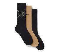 Socken BOSS "3PRSGiftset ArgyleCC", Damen, Gr. 40-46, bunt (open miscellaneous 960), Baumwollmischung, gemustert, elastisch, Socken Socken, Geschenk-Set, Baumwoll-Mix (74405429-40) open miscellaneous 