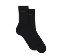 Socken BOSS, Damen, Gr. 39-42, schwarz 001, Viskose, elastisch, Socken Socken, mittelhoch, verstärkte Zehen- und Fersenpartie (39479961-39) schwarz 001