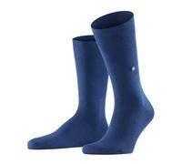 Socken BURLINGTON "Basic Gift Box", Damen, Gr. 40-46, blau (blau royal blau 0040), Baumwollmischung, unifarben, Socken Socken, Einheitsgröße 36-41, unifarben, Burlington-Clip, Geschenkbox (44064411-40