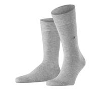 Socken BURLINGTON "Basic Gift Box", Damen, Gr. 40-46, grau (grau light grau 0030), Baumwollmischung, unifarben, Socken Socken, Einheitsgröße 36-41, unifarben, Burlington-Clip, Geschenkbox (18741812-40