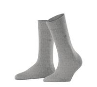 Burlington Damen Socken Bloomsbury – Wolle/Baumwolle, atmungsaktiv, geruchshemmend, Grau 36-41