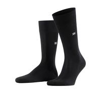 Burlington Herren Socken Dublin M So Baumwolle einfarbig 1 Paar, Schwarz Black 3000, 40-46