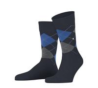 Burlington Herren Socken Dundee M So Wolle gemustert 1 Paar, Blau Marine 6120, 40-46