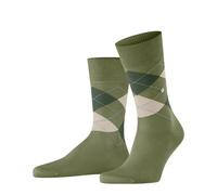 Burlington Socken aus Baumwoll-Mix Modell 'MANCHESTER' in Gruen, Größe 40-46