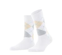 Burlington Damen Socken Queen W So Baumwolle gemustert 1 Paar, Weiß White 2005, 41-45
