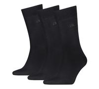 Calvin Klein Herren Socken 3er-Pack CK MEN SOCK Schwarz Baumwollmischung mit breitem Bund Gr. 43–46