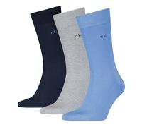 Socken CALVIN KLEIN "CK MEN SOCK", Damen, Gr. 43-46, sky blau, Baumwollmischung, normal, Socken Socken, uni, Cotton-Mix, breiter Bund (17891065-43) sky blau