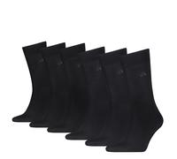Calvin Klein Herren Socken, 6er Pack - Men Socks 6P, Business-Socken, einfarbig, ECOM Schwarz 39-42