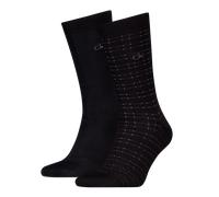 Socken CALVIN KLEIN "CK MEN SOCK GRID", Herren, Gr. - (40/46), schwarz, Obermaterial: 66% Baumwolle, 32% Polyamid, 2% Elasthan, Socken Socken (98379514-0) schwarz
