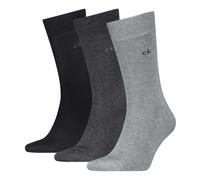 Socken CALVIN KLEIN "CK MEN SOCK", Damen, Gr. 43-46, grau melange, Baumwollmischung, normal, Socken Socken, uni, Cotton-Mix, breiter Bund (57955548-43) grau melange