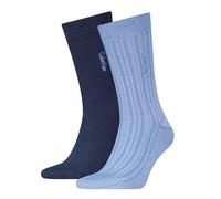 Socken CALVIN KLEIN "CK MEN SOCK PATTERN LINES", Damen, sky blau, Obermaterial: 45% Viskose, 34% Baumwolle, 19% Polyamid, 2% Elasthan, Socken Socken (99257846-0) sky blau