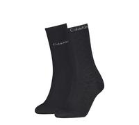 Socken CALVIN KLEIN "CK WOMEN SOCK 2P DROPNEEDLE PATTERN", Damen, schwarz, Obermaterial: 72% Viskose, 26% Polyamid, 2% Elasthan, Socken Socken (92305027-0) schwarz