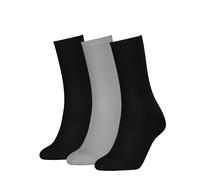 Socken CALVIN KLEIN "CK WOMEN SOCK 3P GIFTBOX LUREX STRIPE", Damen, Gr. - (37/41), schwarz, Obermaterial: 64% Baumwolle, 33% Polyamid, 3% Elasthan, Socken Socken (64052836-0) schwarz