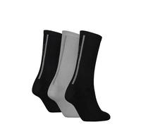 Socken CALVIN KLEIN "CK WOMEN SOCK 3P GIFTBOX LUREX STRIPE", Damen, Gr. - (37/41), schwarz, Obermaterial: 64% Baumwolle, 33% Polyamid, 3% Elasthan, Socken Socken (64052836-0) schwarz