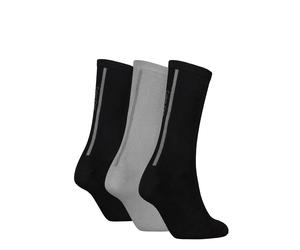 Socken CALVIN KLEIN "CK WOMEN SOCK 3P GIFTBOX LUREX STRIPE", Herren, Gr. - (37/41), schwarz, Obermaterial: 64% Baumwolle, 33% Polyamid, 3% Elasthan, Socken Socken (64052836-0)