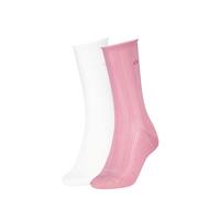 Socken CALVIN KLEIN "CK WOMEN SOCK PELERINE", Damen, rose pink, Baumwollmischung, normal, Socken Socken, mit kleinem Rollbund, elastisch, Cotton-Mix (86752545-0) rose pink