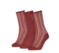 Socken CALVIN KLEIN, Damen, rot (rust rot), Obermaterial: 64% Baumwolle, 34% Polyamid, 2% Elasthan, Socken Socken (30006827-0) rust rot