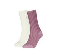 Socken CALVIN KLEIN, Damen, rosa (vintage plum), Obermaterial: 66% Baumwolle, 32% Polyamid, 2% Elasthan, Socken Socken (16802865-0) vintage plum