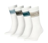 Socken CALVIN KLEIN, Herren, weiß (multicolor), Obermaterial: 63% Baumwolle, 33% Polyamid, 4% Elasthan, Socken Socken (46852242-0) multicolor