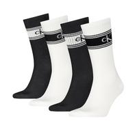 Socken CALVIN KLEIN, Herren, schwarz-weiß (schwarz, weiß), Obermaterial: 63% Baumwolle, 33% Polyamid, 4% Elasthan, Socken Socken (29854158-0) schwarz, weiß