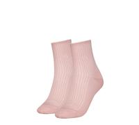 Socken CALVIN KLEIN JEANS "CK WOMEN SHORT SOCK 2P ROLL TOP", Damen, Gr. 39-42, rosa (pink), Baumwollmischung, Socken Socken (50433551-39) pink